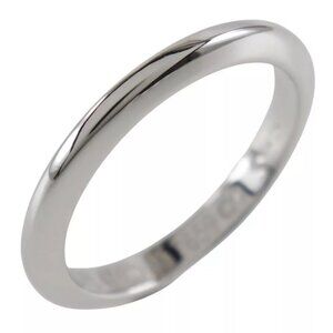 CARTIER Knife edge Ring Pt950Platinum #4(US Size) 3.5g Women
